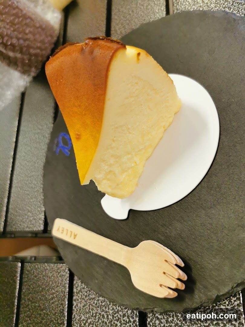 Burnt Basque Cheesecake Slice