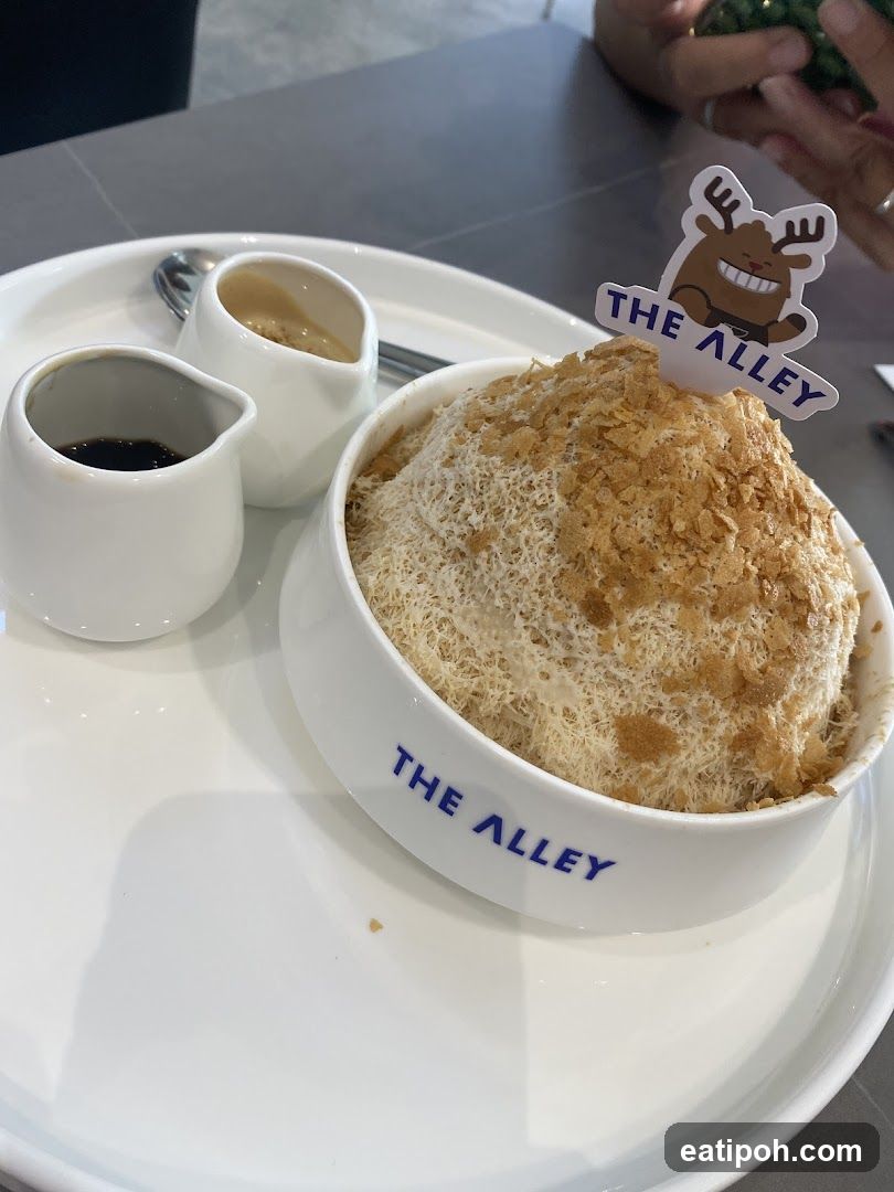 Dessert with sauce