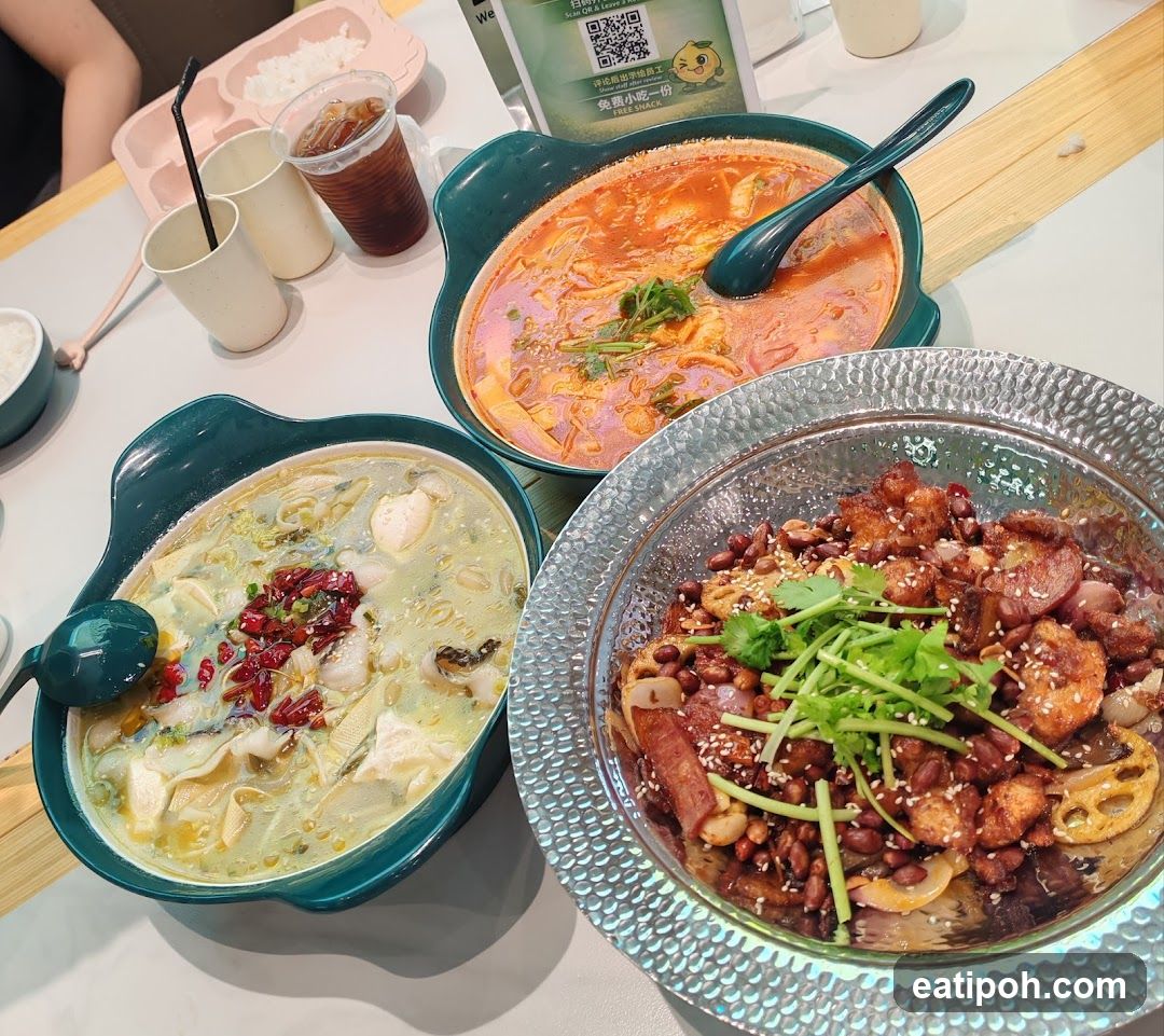 Three Dishes and Drinks