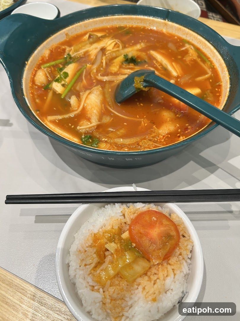 Spicy Soup and Rice