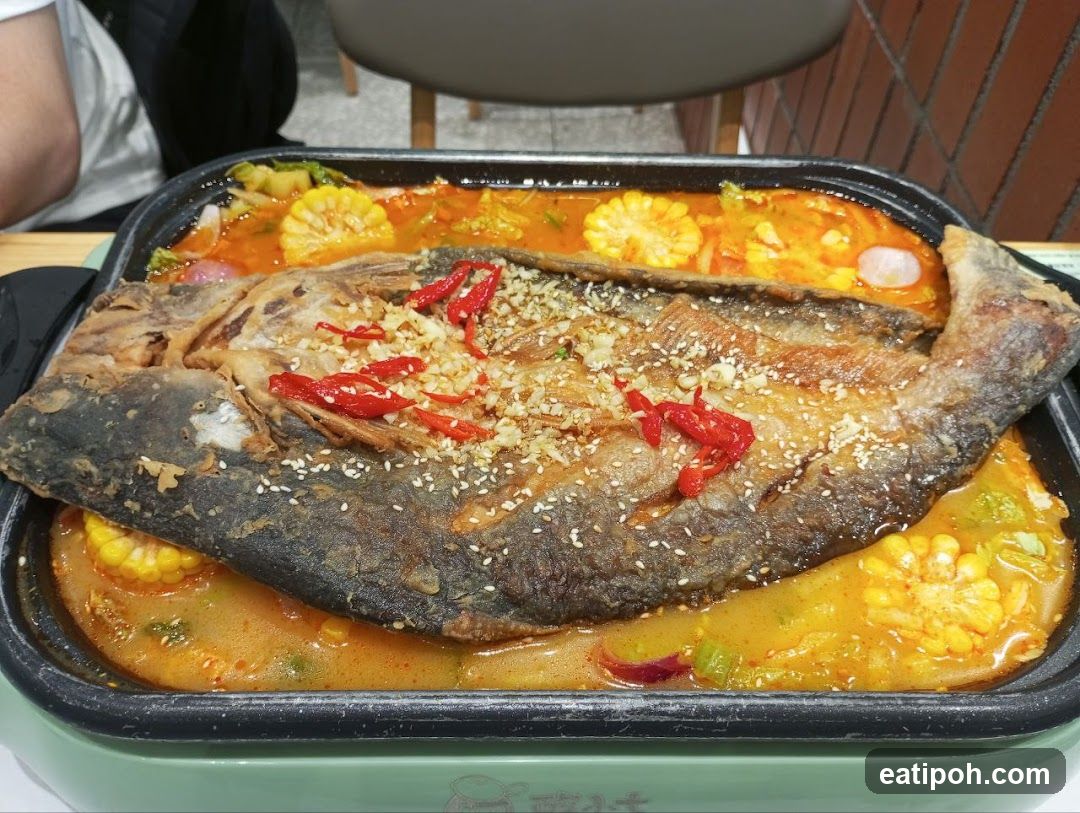 Spicy Braised Fish with Corn