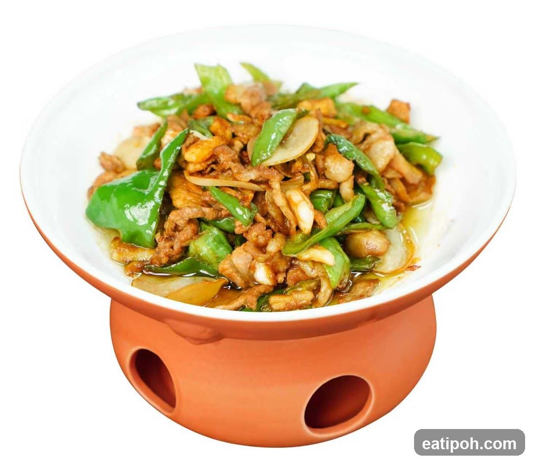 Stir-fried Pork with Green Peppers