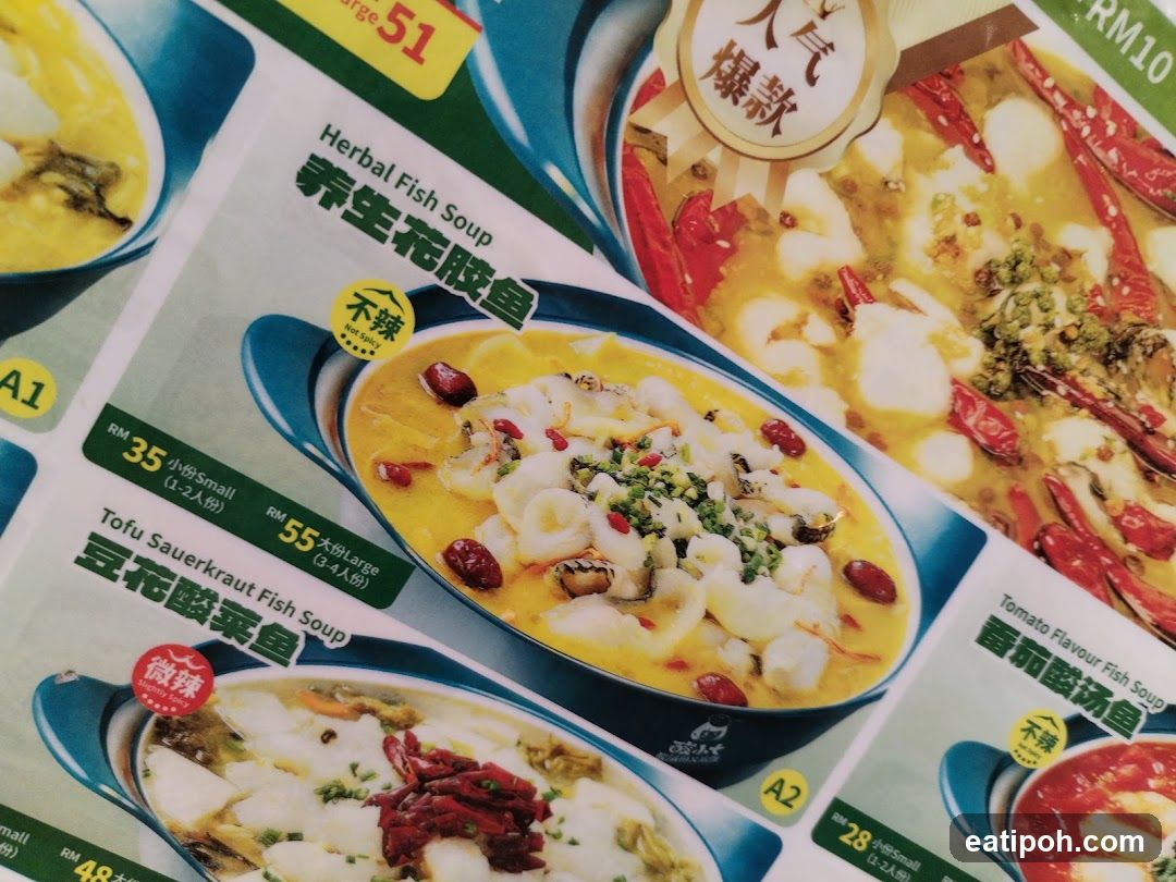 Fish Soup Menu