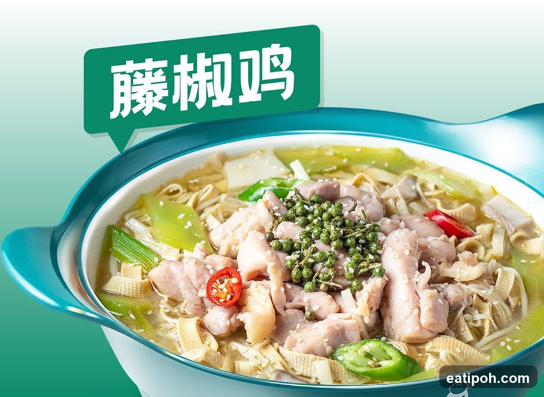 Chicken with Green Peppercorns
