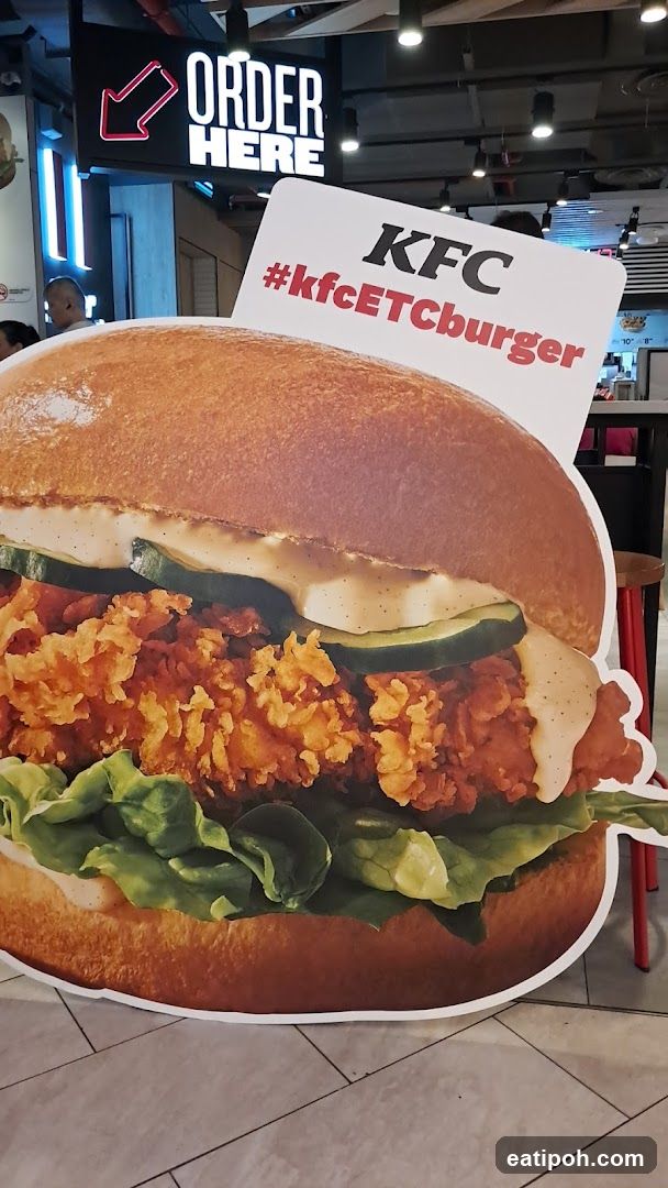 KFC Burger Standee