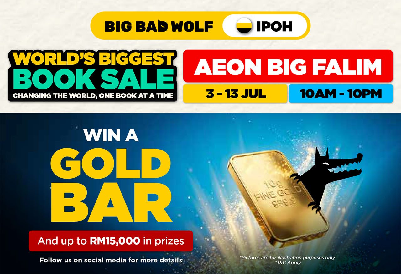 Big Bad Wolf Book Sale Ipoh 2026 at AEON BIG Falim