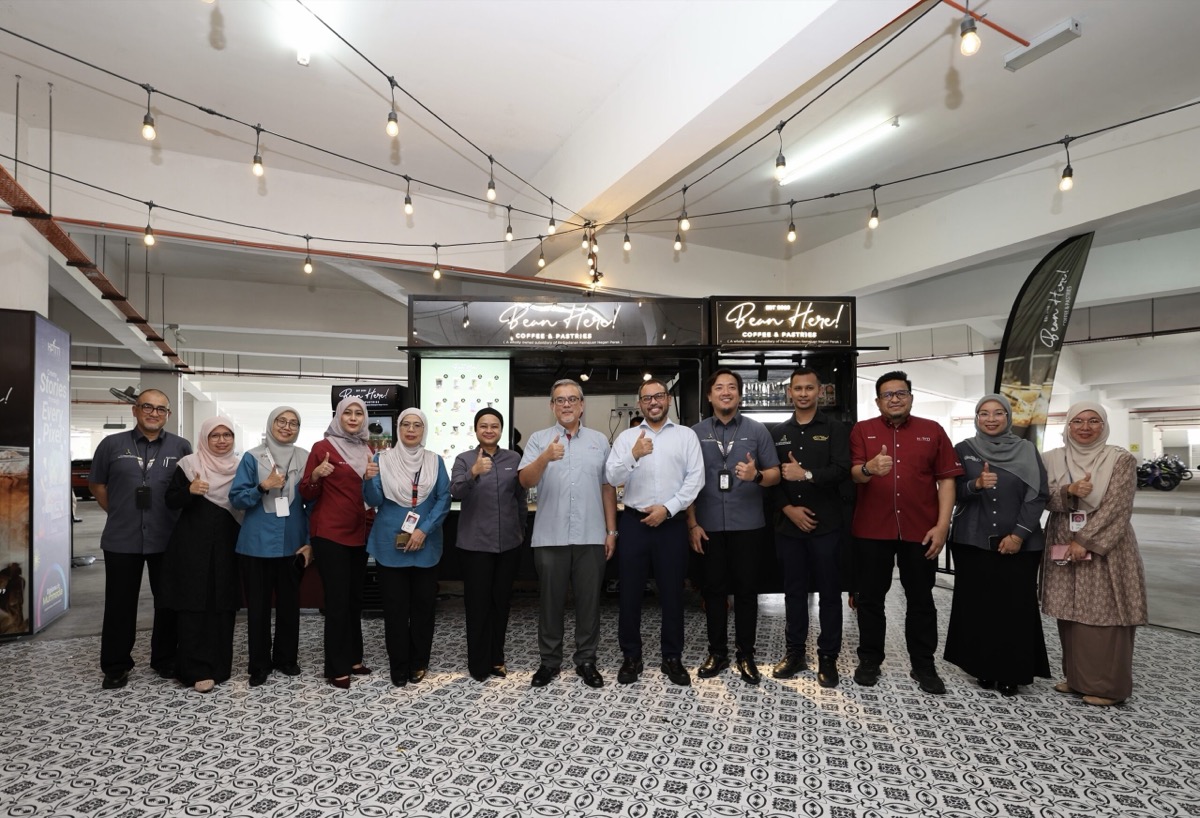 Bean Here! Coffee and Pastries kiosk at KPTM Ipoh, the campus format of the same PKNPk brand now at BSAS