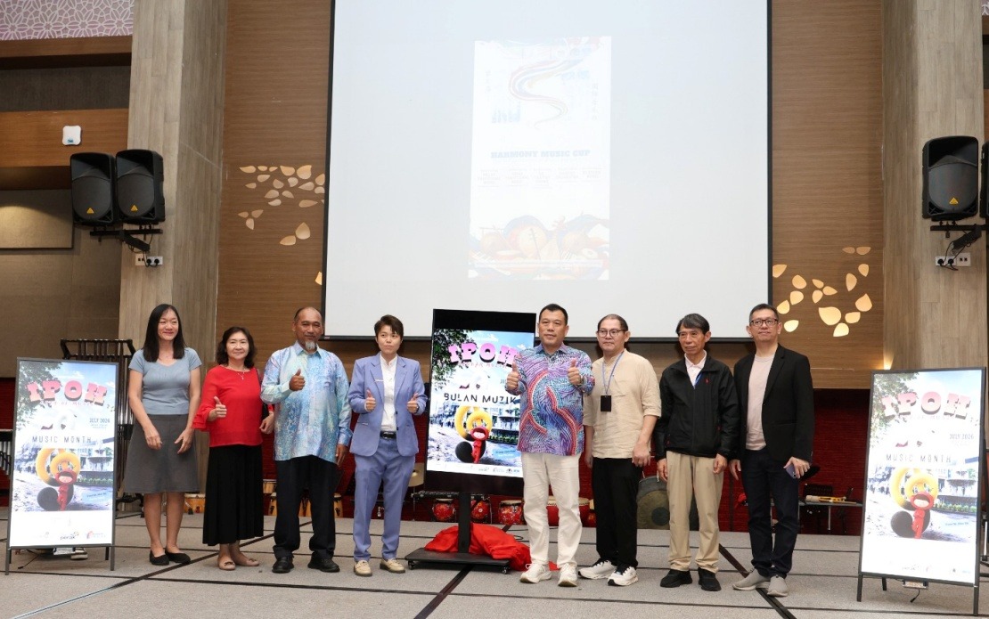 Bulan Muzik Bandaraya Ipoh 2026 press event promoting the month-long music programme